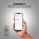 OLMO Sierra Series mini split app on phone with temp controls, r454b install kit