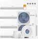 Bravo 42,000 BTU 4-Zone 9k+9k+9k+24k Wall Mount, 230V, R32 - Ductless Mini Split Air Conditioner Heat Pump