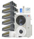 White Indoor Unit Cooper & Hunter 48000 BTU Ductless Mini Split Multi-Zone Air Conditioner with R454B refrigerant 230V SEE...