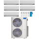 MRCOOL Olympus 4th Generation 5-Zone Ductless Mini Split AC & Heat Pump 48000 BTU (9K+12K+12K+12K+18K), Wall Mount Units, 230V