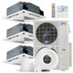 Cooper & Hunter 3 Zone 48,000 BTU OLIVIA Ductless Mini Split AC Ceiling Cassette 18k+18k+18k