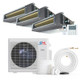 Cooper & Hunter 3 Zone 36,000 BTU Ducted Mini Split AC Concealed Duct 9k+12k+18k