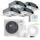 Cooper & Hunter 4 Zone 36,000 BTU OLIVIA Ductless Mini Split AC Ceiling Cassette 9k+9k+12k+18k