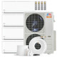 Cooper & Hunter 4 Zone 36,000 BTU HYPER Series Ductless Mini Split AC Wall Mounted 9k+9k+9k+18k
