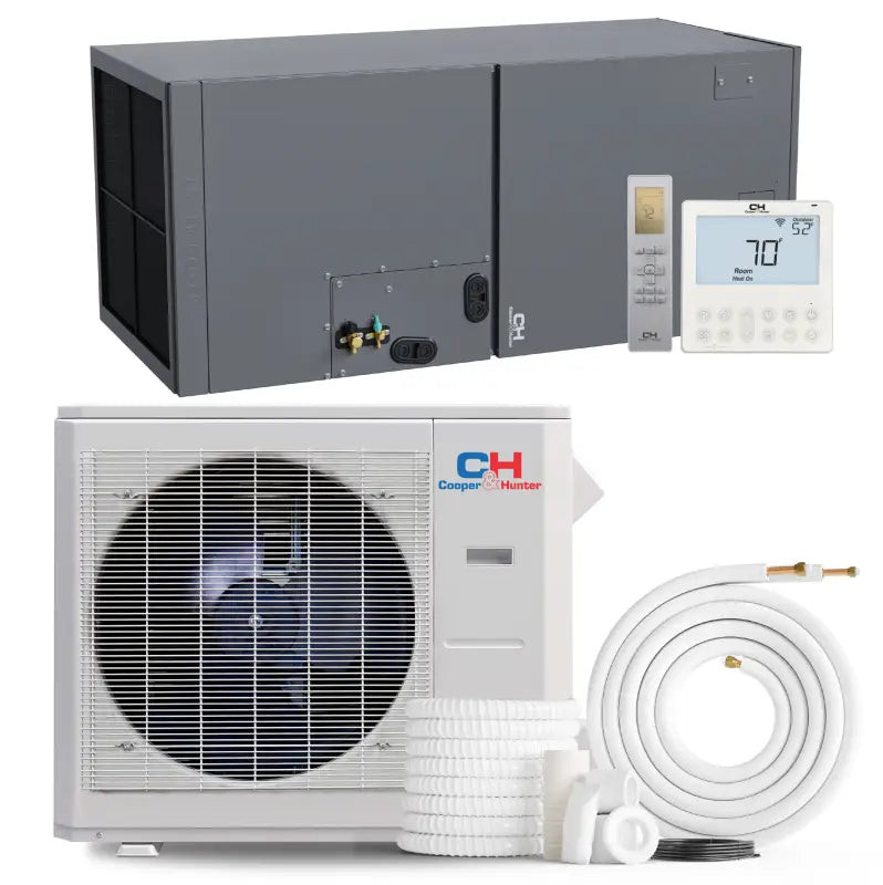 Cooper & Hunter 24,000 BTU 230V Ducted Mini Split AC Multi Positional Heat Pump