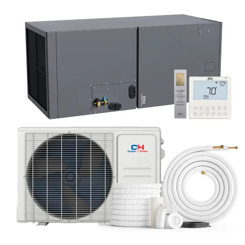 Cooper & Hunter 18,000 BTU 230V Ducted Mini Split AC Multi Positional Heat Pump