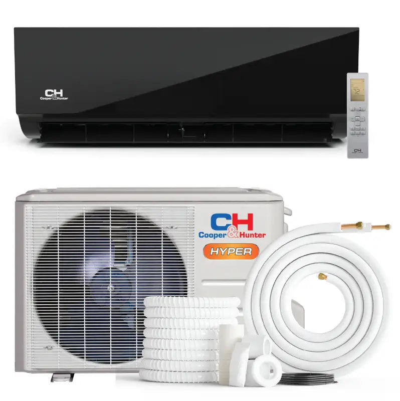 Cooper & Hunter 6,000 BTU 230V Ductless Mini Split AC Wall Mounted Olivia Midnight Edition Heat Pump