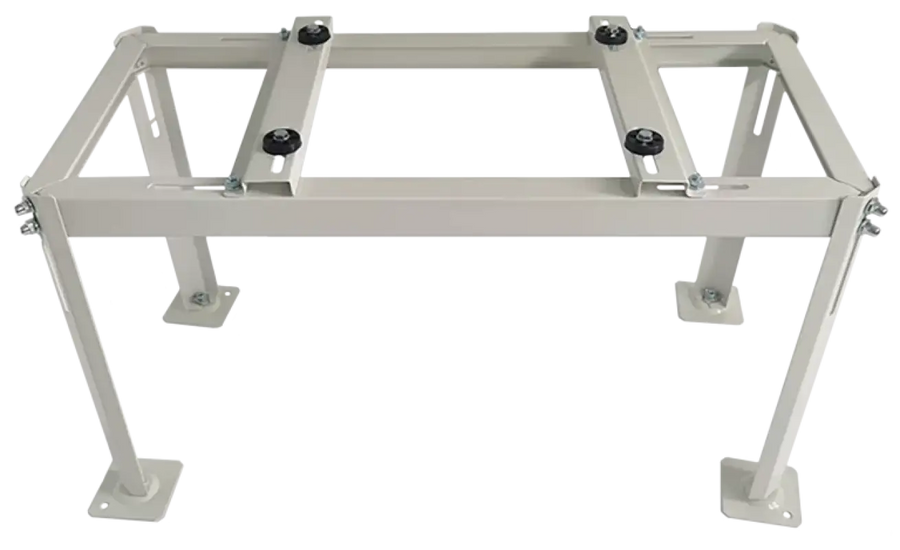 ARMBRIDGE Heavy-Duty Mini Split Ground Stand, Zinc-Coated Brackets for 9,000–60,000 BTU Units Weatherproof Design, 330+ lbs Capacity