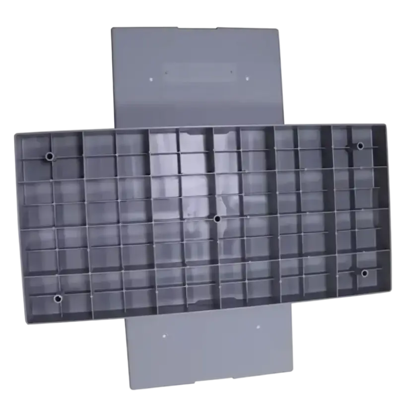 ARMBRIDGE 18"x38"x3" Ribbed Plastic Condenser Pad Shock-Absorbing, Anti-Slip Foundation for HVAC Systems and Outdoor Equipment