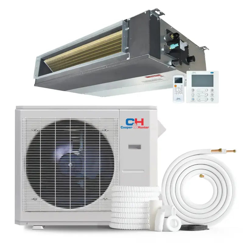 Cooper & Hunter 24,000 BTU 230V Hyper Ducted Mini Split AC Concealed Duct Heat Pump