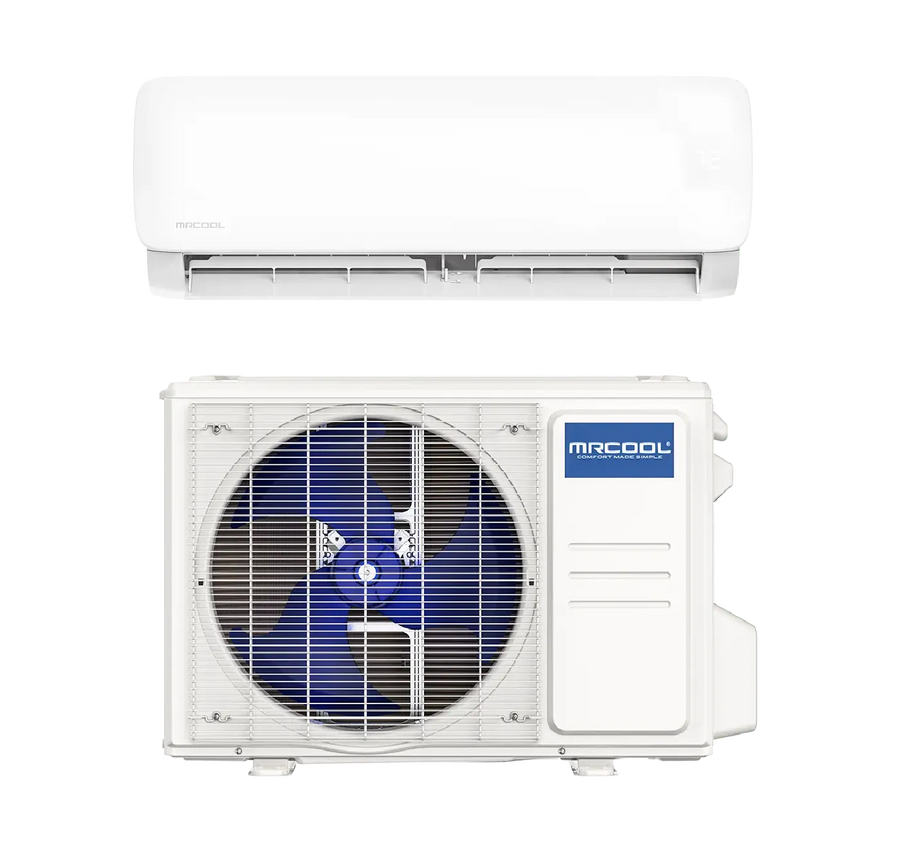 MRCOOL DIY Mini Split - EZPRO 5th Gen R454B 9,000 BTU (0.75TON) 20.2 SEER2 Ductless Air Conditioner and Heat Pump with Quiet Wall Mount, Wi-Fi and includes Pre-Charged 16FT Installation Kit Complete Inverter High Wall System -EZPRO-09-HP-11516D-O