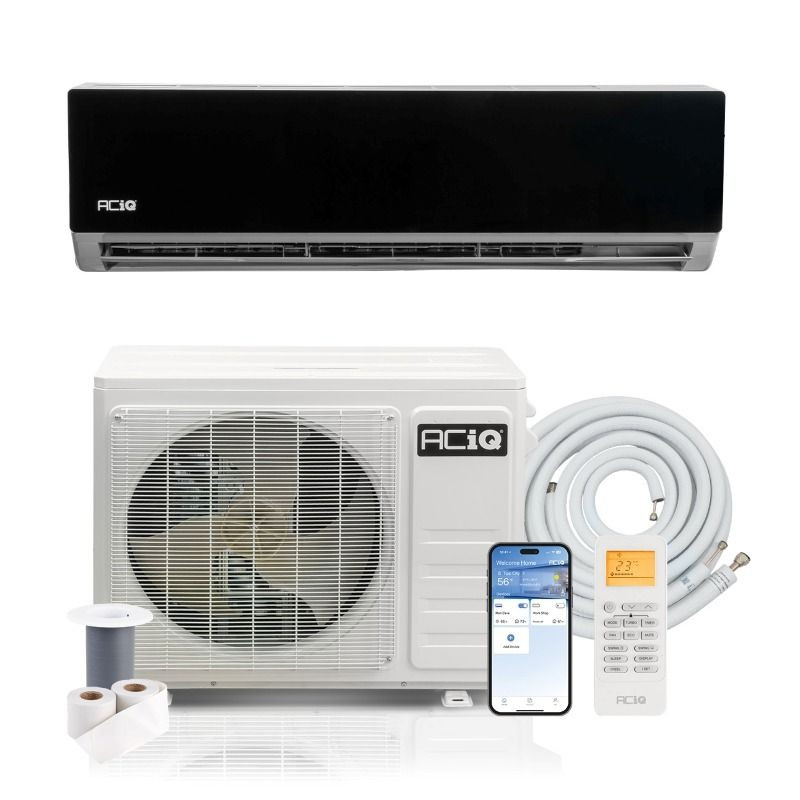 ACIQ 24,000 BTU ACIQ Essentials 21 SEER2 Single Zone Wall Mount Mini Split Heat Pump System - R454B | 230V