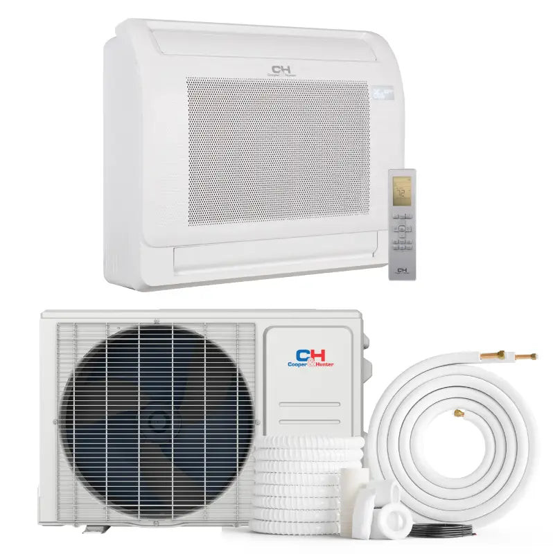 Cooper & Hunter 12,000 BTU 230V Ductless Mini Split AC Mini Floor Console Heat Pump