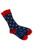 Socks with Sailing Boat Print