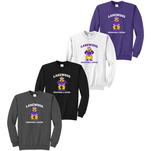 Lakewood High School Swimming & Diving Crewneck (F255/F256)