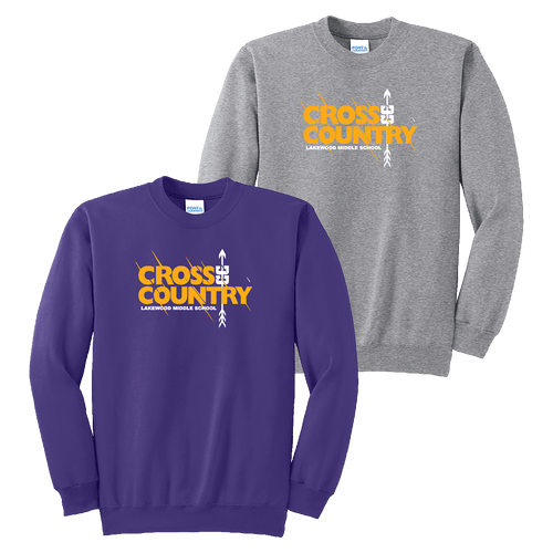 Lakewood Middle School Cross Country Crewneck (F294)
