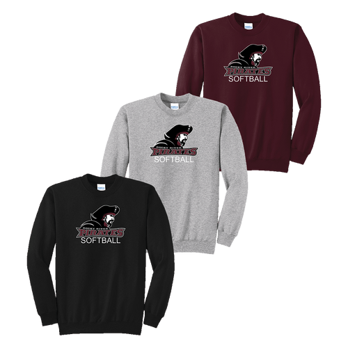 Rocky River Girls Softball Crewneck (F357)