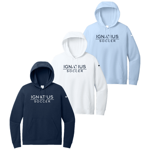 St Ignatius Soccer Ladies Nike Swoosh Hoodie (F387A/F387B)