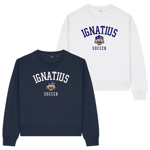 St Ignatius Soccer Ladies Crewneck (F382A/F382B)