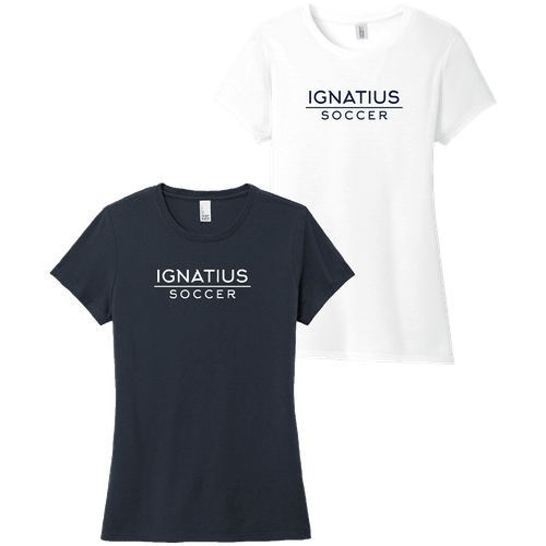 St Ignatius Soccer Ladies Triblend Tee (F387A/F387B)