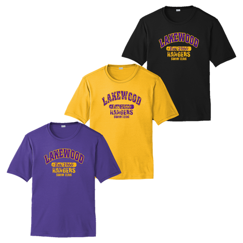 Lakewood Rangers Swim Team Performance Tee (F039/F040)