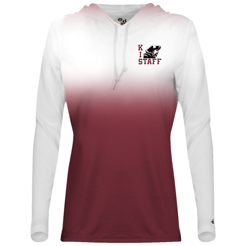 Rocky River Kensington Middle School Ladies Ombre Hoodie (S030)