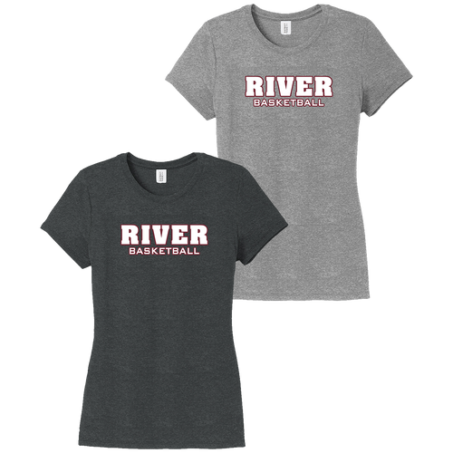 Rocky River Basketball Ladies Tee (F124)