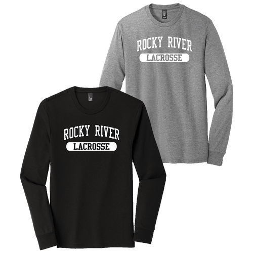 Rocky River HS Lacrosse Triblend LS Tee (F184)