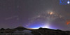 Nightscape of Taranaki and the Milky Way