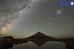 The night sky from Pouakai tarn