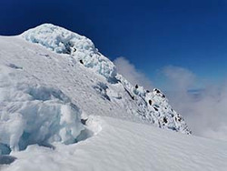 Snow Climb On Taranaki Maunga