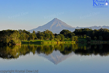 Taranaki From Lake Rotomanu