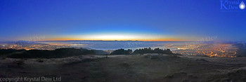 Sunrise Over Wellington from Mt Kau Kau