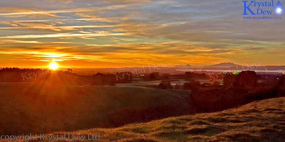 Sunrise Over Ruapehu