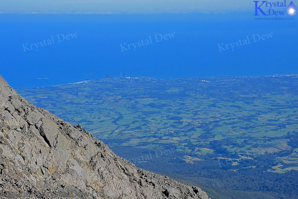 New Plymouth From The Est Ridge Of Taranaki