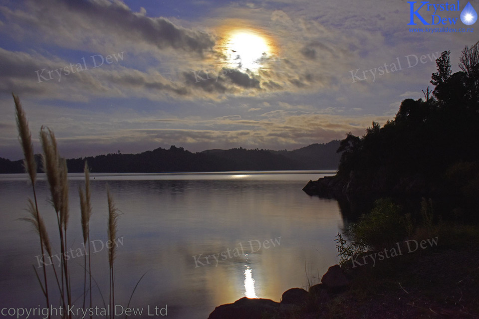 Lake Rotama By Moonlight