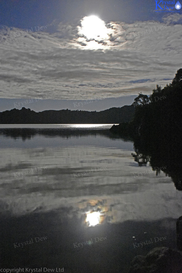 Full moon at Lake Rotama