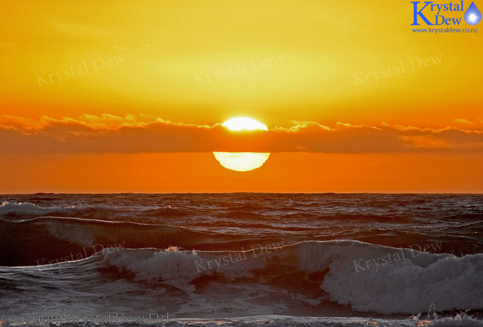 Sunset at Back Beach