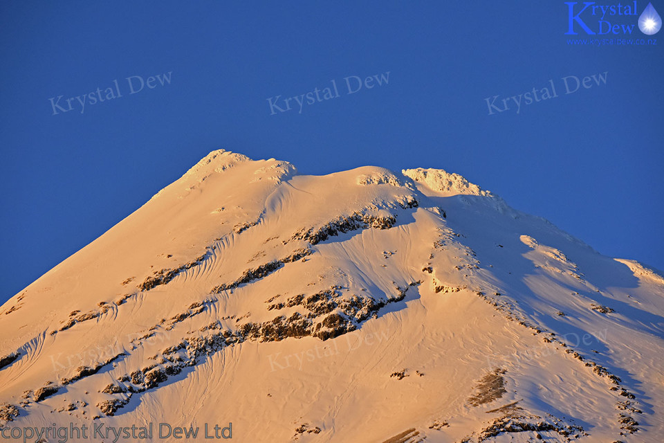 Summit Of Taranaki At Dawn