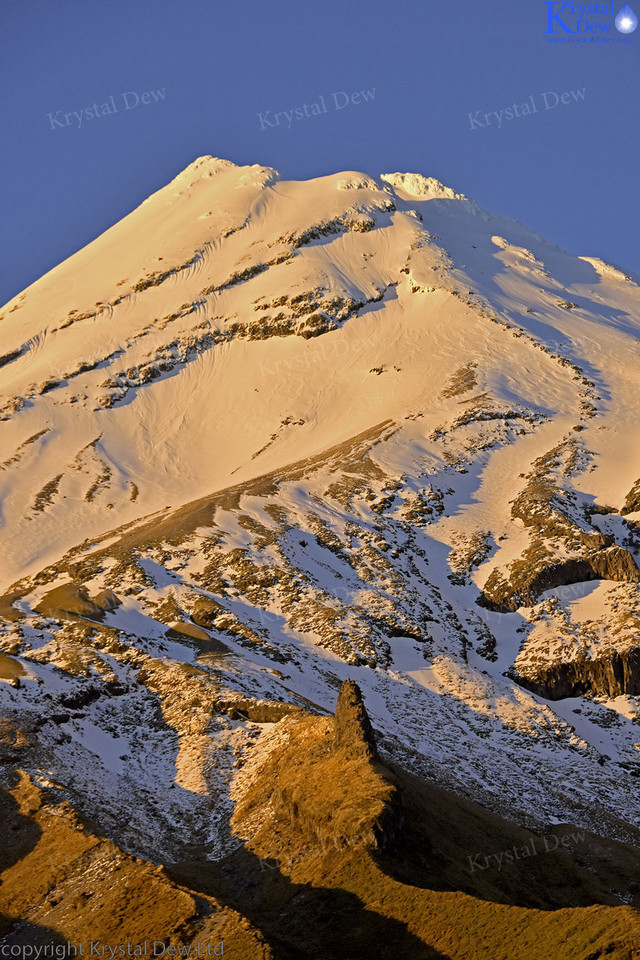 Summit Of Taranaki From North Egmont