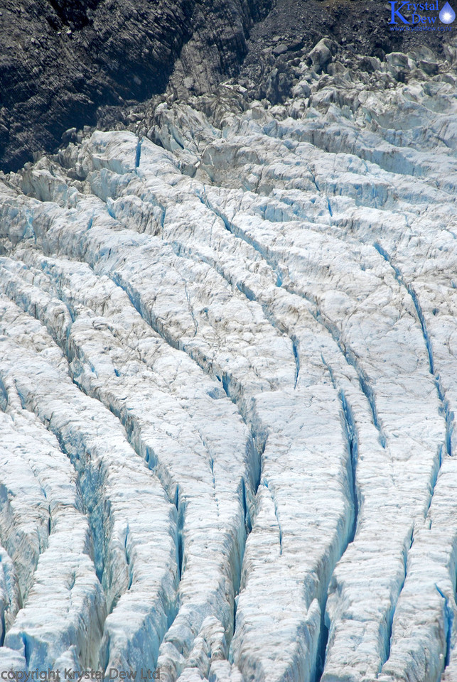 Frans Josef Glacier Aerial view