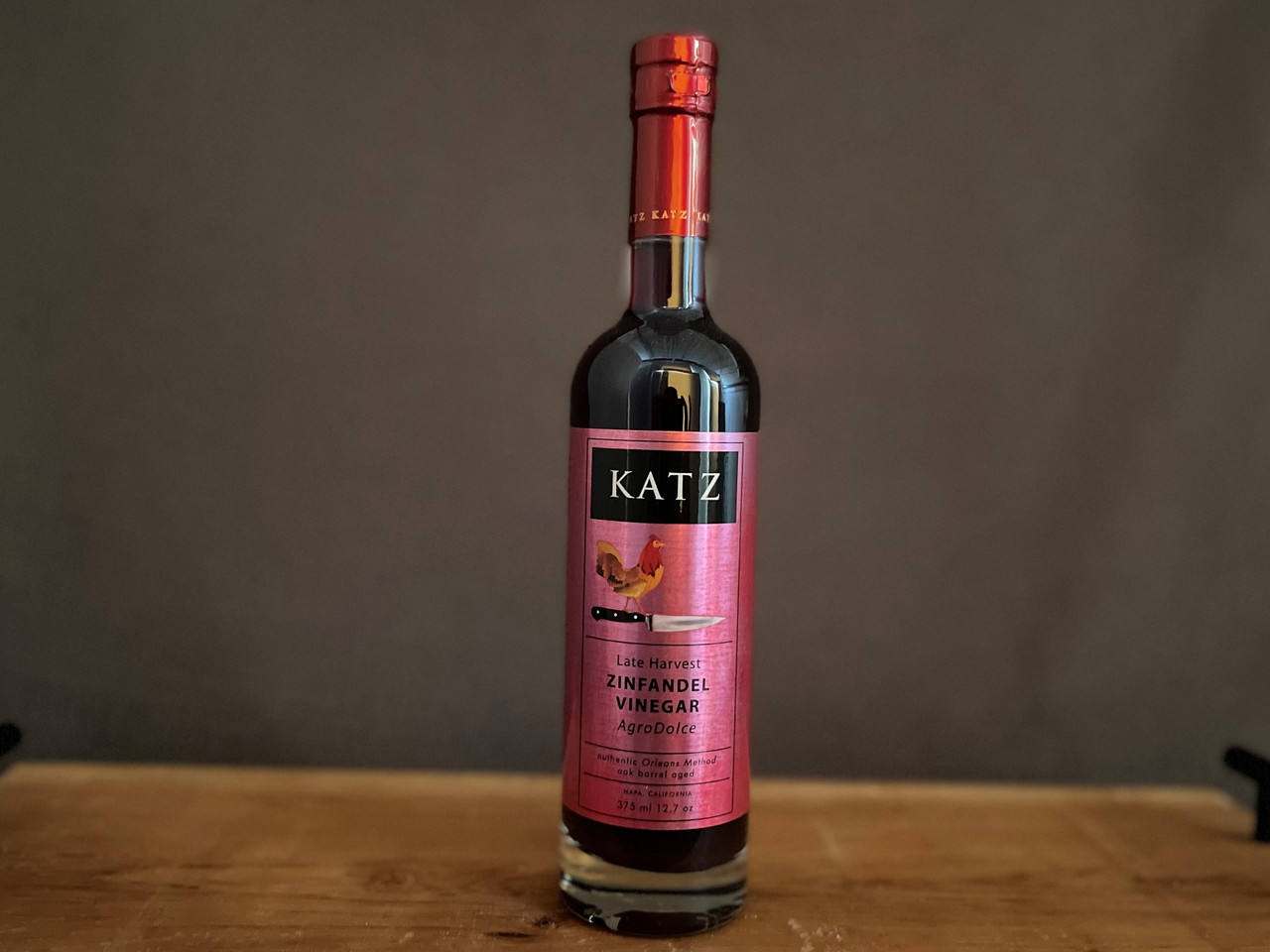 Katz Late Harvest Zinfandel Vinegar - 375ml - Formaggio Kitchen