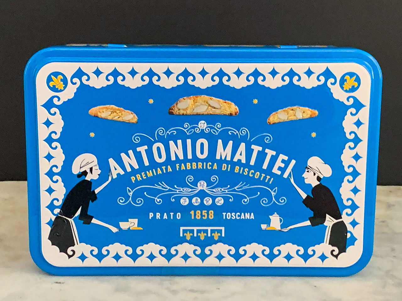 Antonio Mattei Biscotti - 300g Tin - Formaggio Kitchen