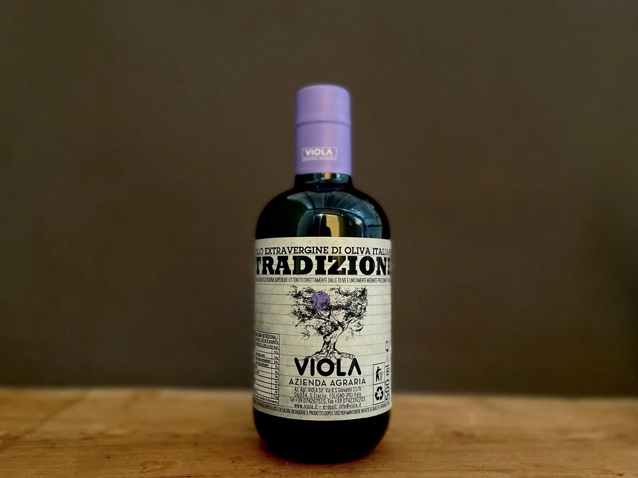 Viola, Tradizione Extra Virgin Olive Oil - 500ml - Formaggio Kitchen