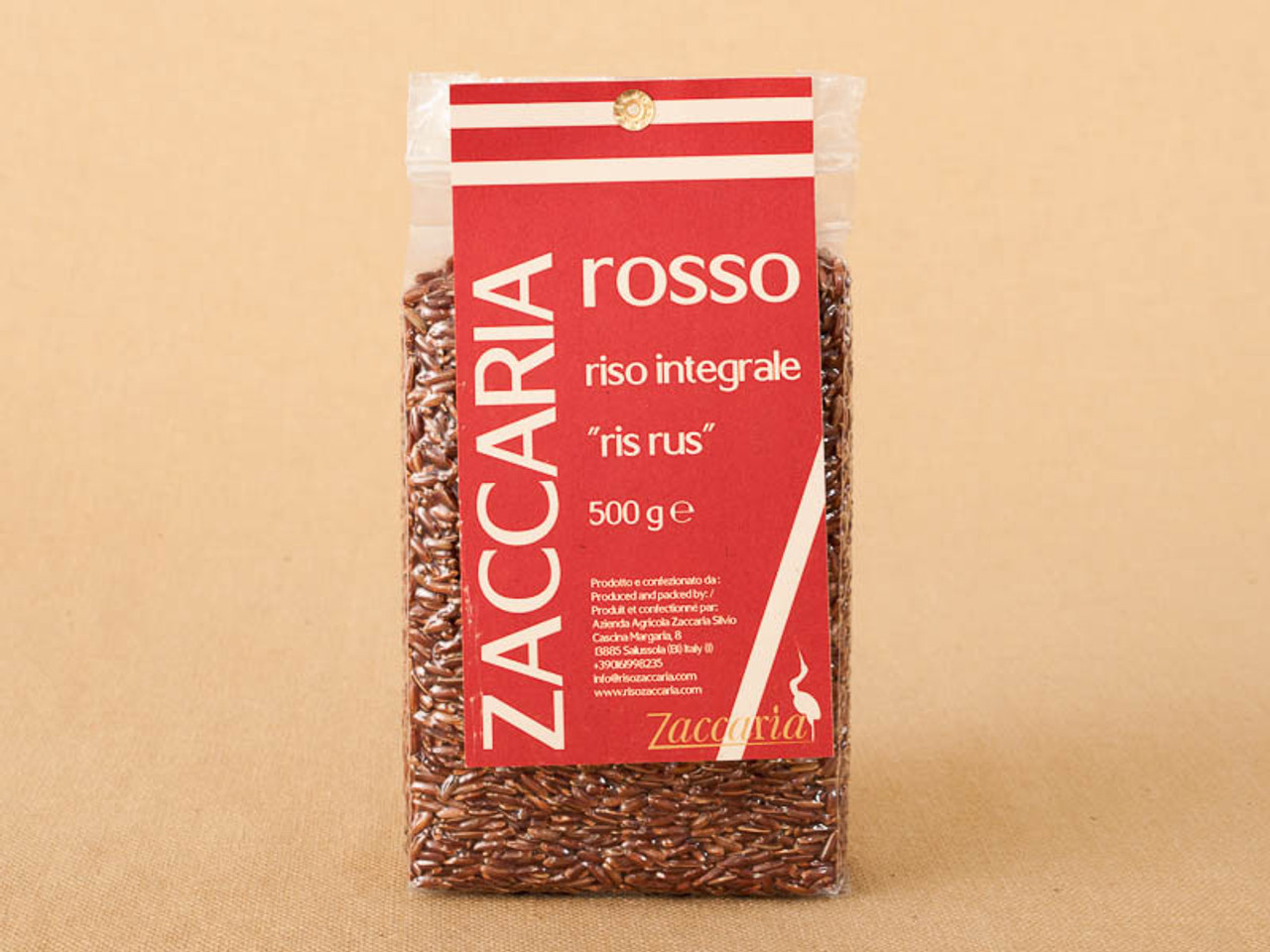 Zaccaria Riso Rosso (Red) 500g - Formaggio Kitchen Online