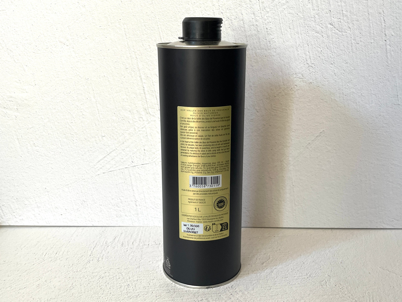 Moulin Jean Marie Cornille Olive Oil Tin - 1L - Formaggio Kitchen