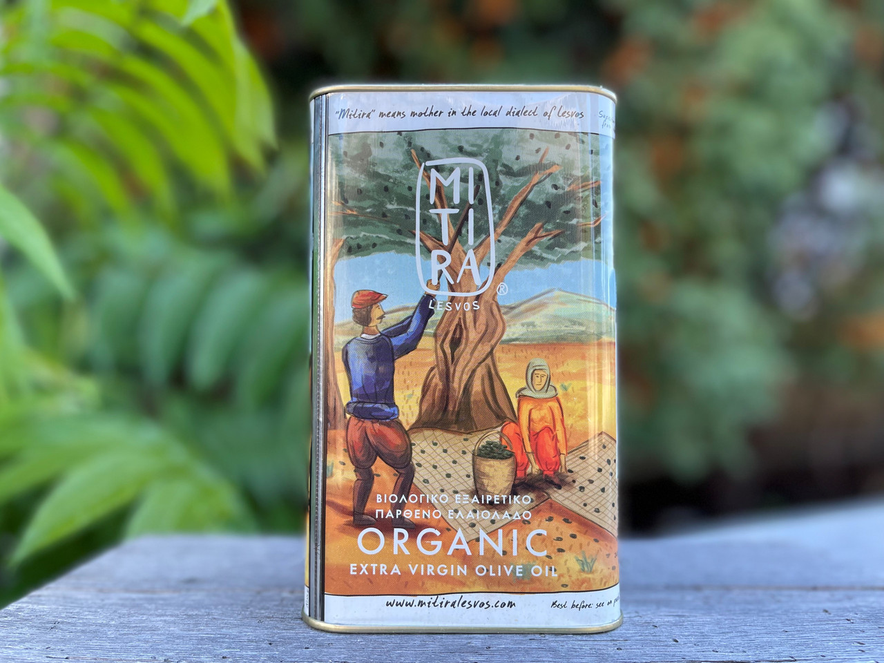 Mitira Lesvos Organic Extra Virgin Olive Oil - 1L - Formaggio Kitchen