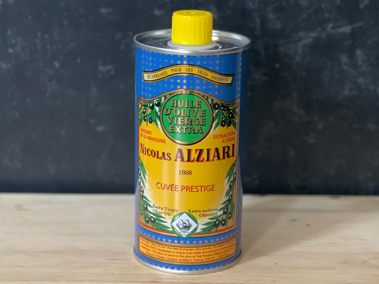 Alziari, Extra Virgin Olive Oil - 500ml tin - Formaggio Kitchen