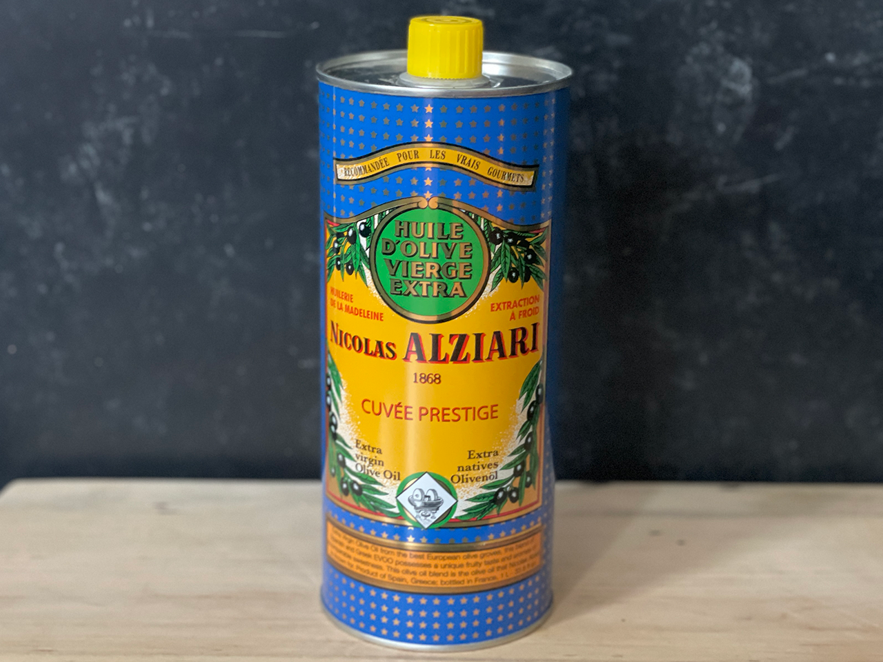 Alziari Extra Virgin Olive Oil - 1L Tin - Formaggio Kitchen