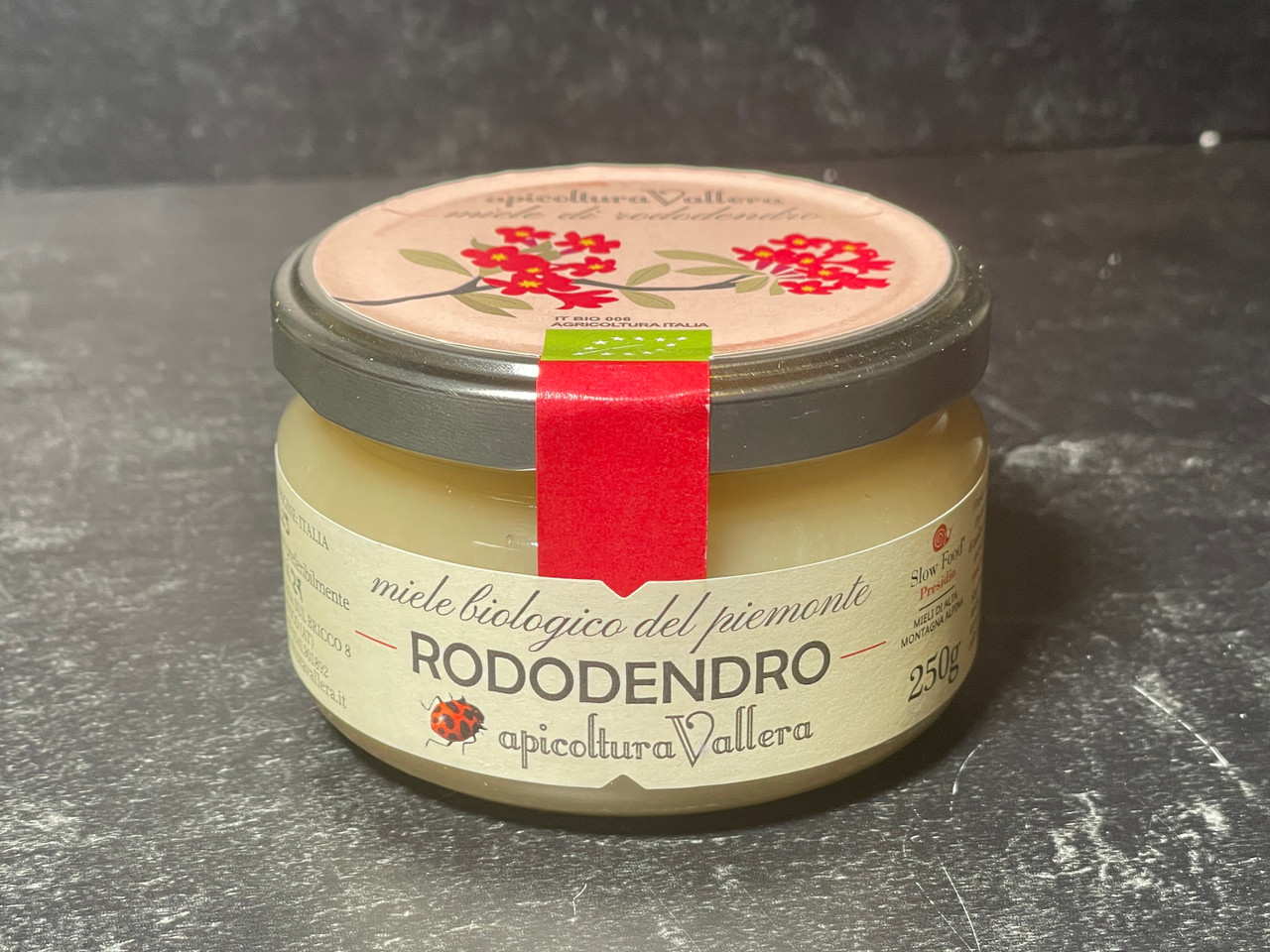 Apicoltura Vallera Organic Rododendro (Rhododendron) Honey - 250g